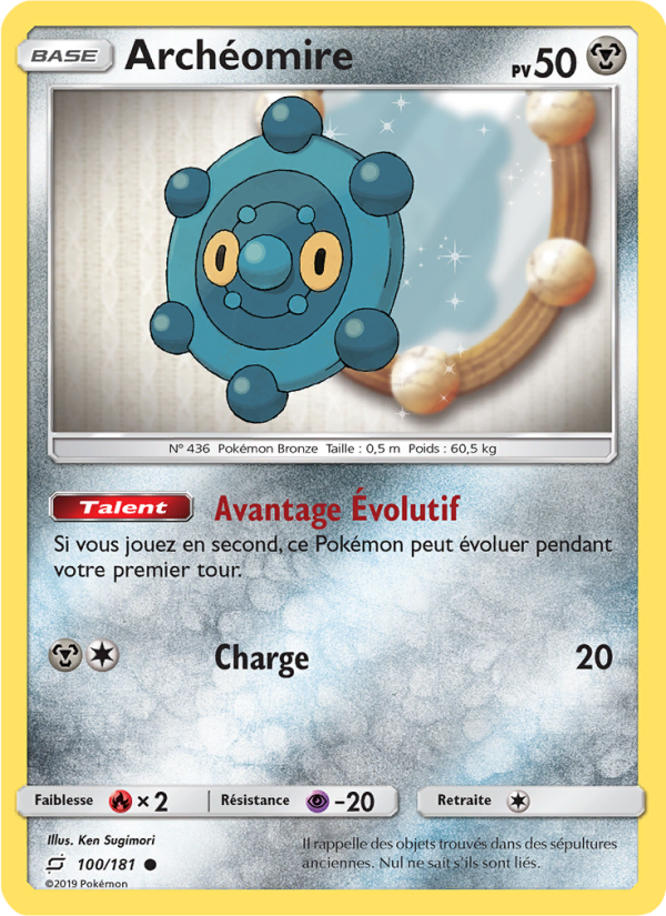 Archéomire 100 — Duo de Choc (French Pokémon TCG card)