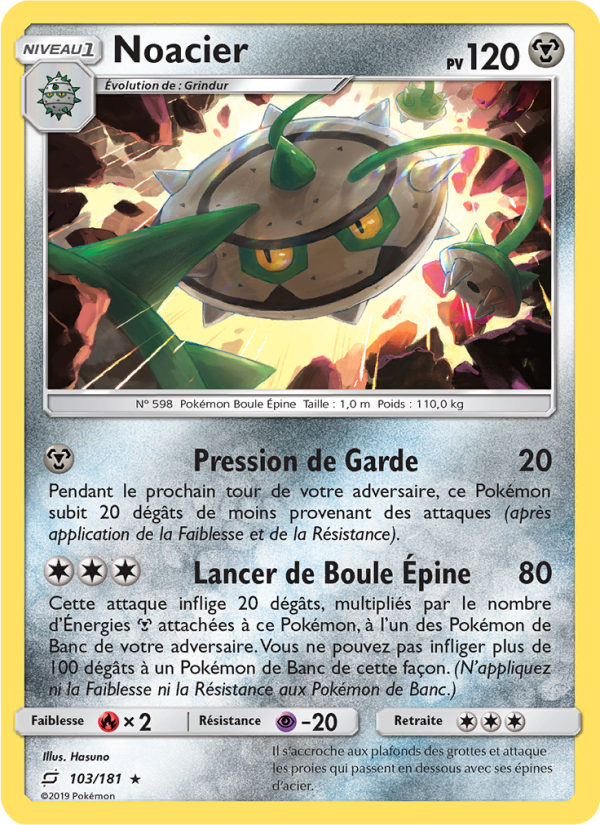 Noacier 103 — Duo de Choc (French Pokémon TCG card)