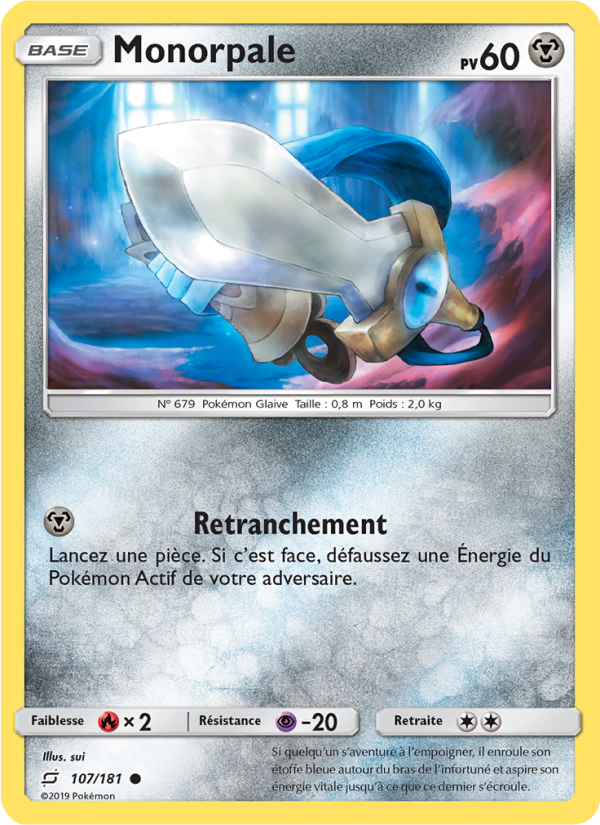 Monorpale 107 — Duo de Choc (French Pokémon TCG card)