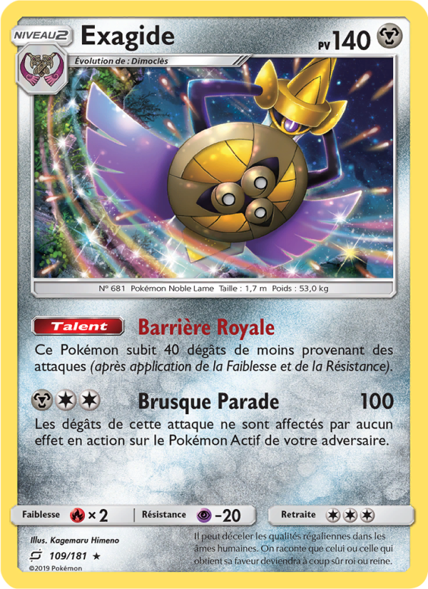 Exagide 109 — Duo de Choc (French Pokémon TCG card)