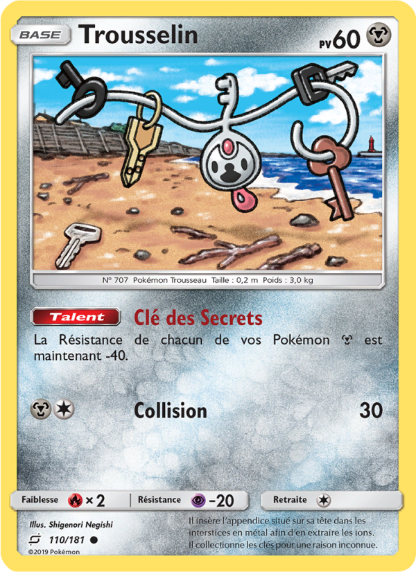 Trousselin 110 — Duo de Choc (French Pokémon TCG card)