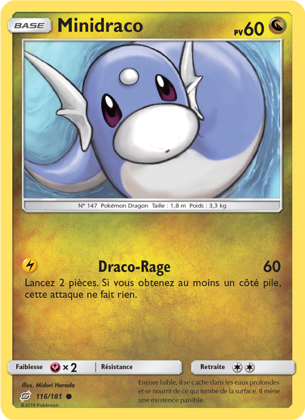 Minidraco 116 — Duo de Choc (French Pokémon TCG card)