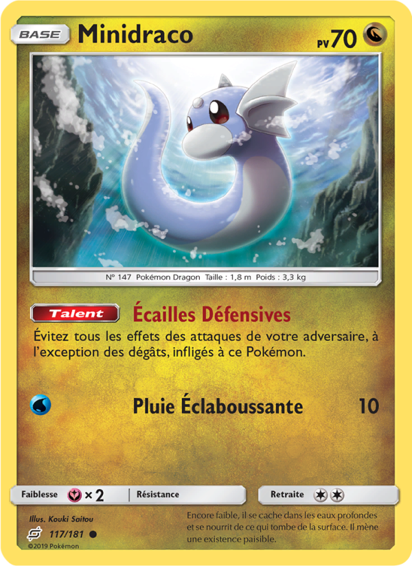 Minidraco 117 — Duo de Choc (French Pokémon TCG card)