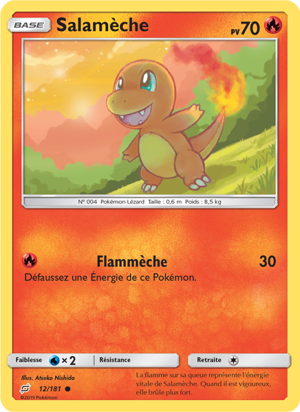 Salamèche 12 — Duo de Choc (French Pokémon TCG card)