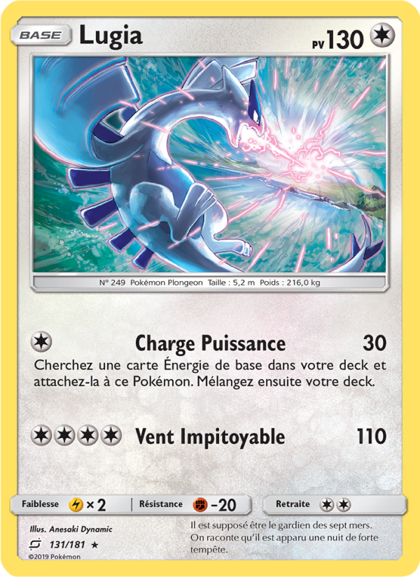 Lugia 131 — Duo de Choc (French Pokémon TCG card)