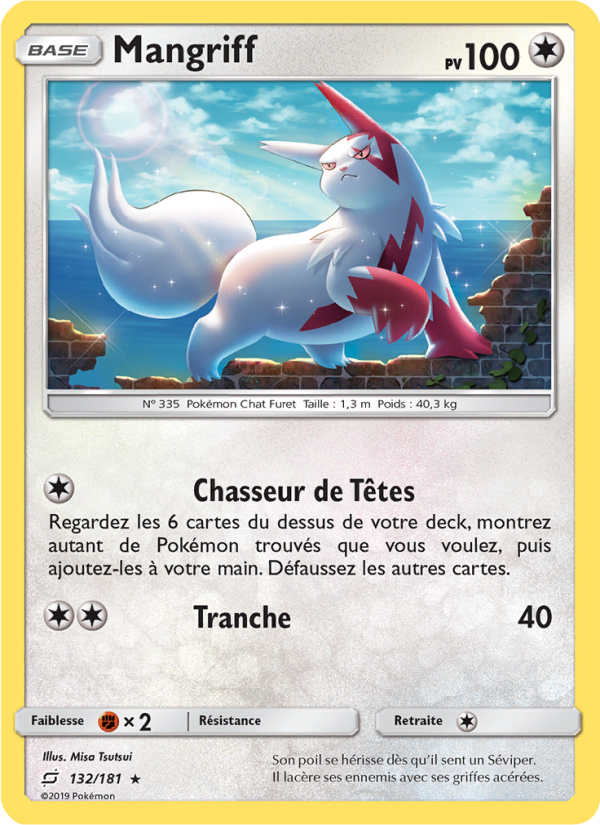 Mangriff 132 — Duo de Choc (French Pokémon TCG card)