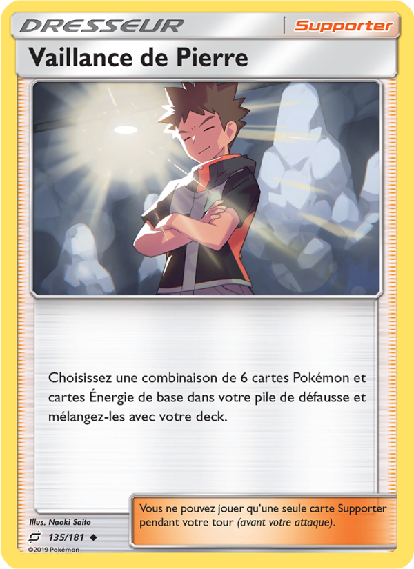 Vaillance de Pierre 135 — Duo de Choc (French Pokémon TCG card)