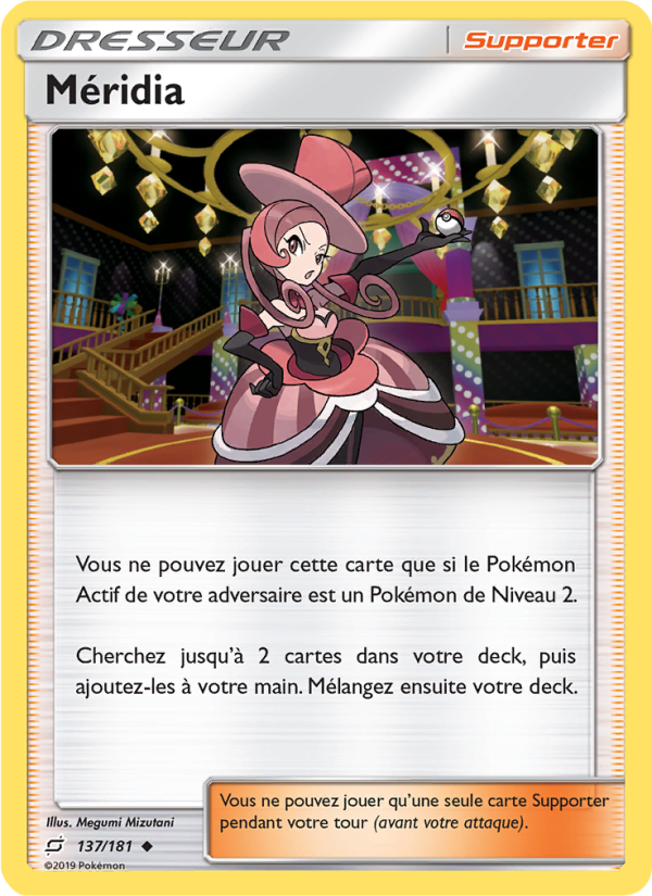 Méridia 137 — Duo de Choc (French Pokémon TCG card)