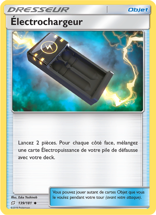 Électrochargeur 139 — Duo de Choc (French Pokémon TCG card)