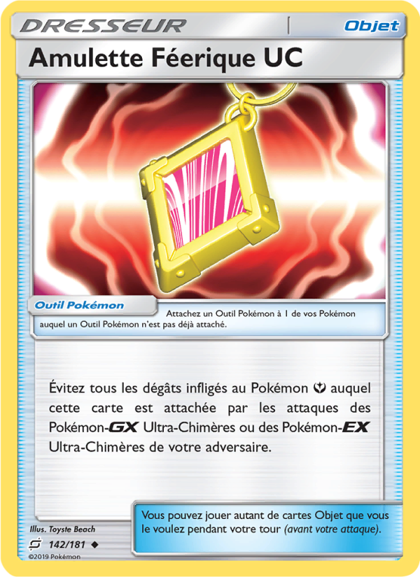 Amulette Féerique UC 142 — Duo de Choc (French Pokémon TCG card)