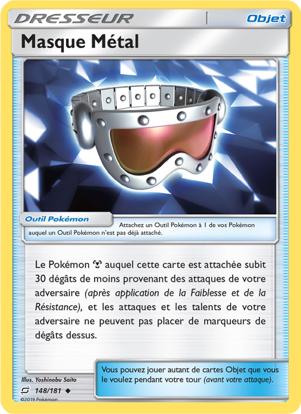 Masque Métal 148 — Duo de Choc (French Pokémon TCG card)