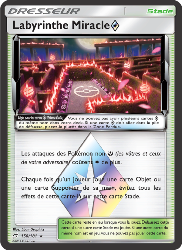 Labyrinthe Miracle ◇ 158 — Duo de Choc (French Pokémon TCG card)