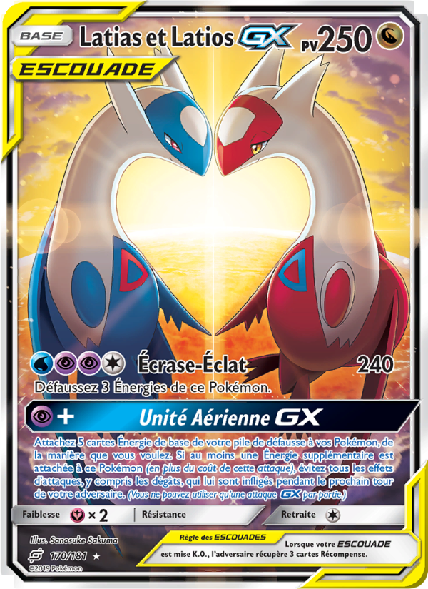 Latias et Latios GX 170 — Duo de Choc (French Pokémon TCG card)
