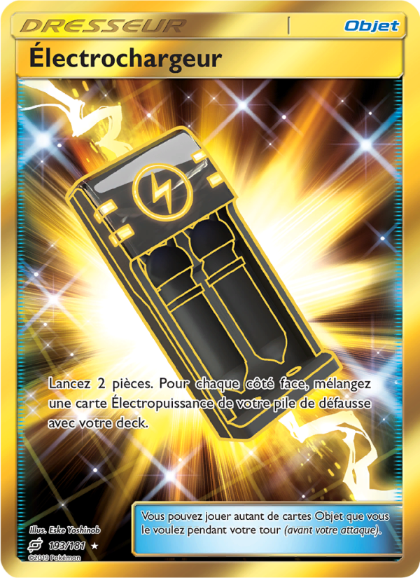 Électrochargeur 193 — Duo de Choc (French Pokémon TCG card)