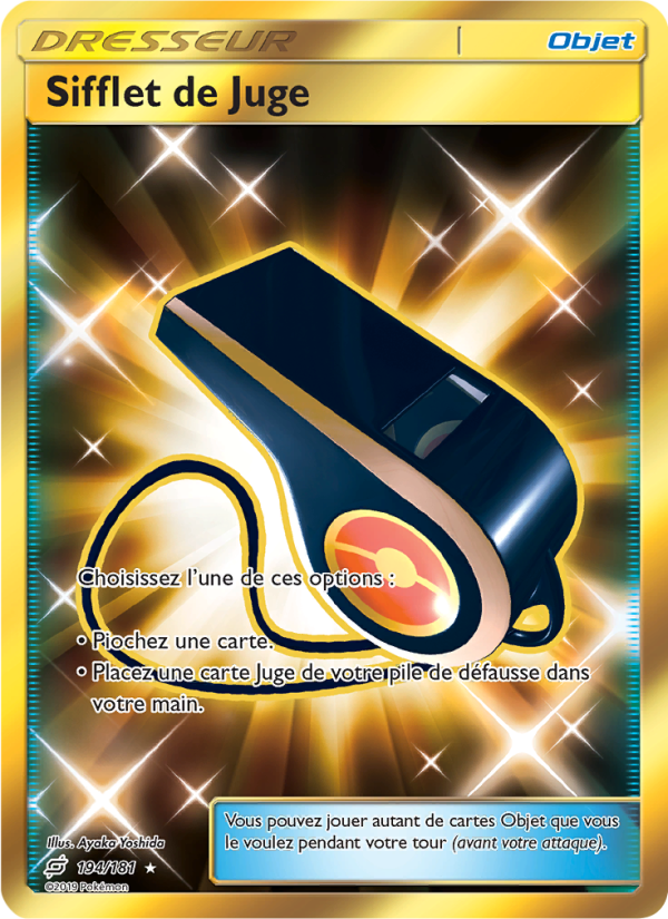 Sifflet de Juge 194 — Duo de Choc (French Pokémon TCG card)
