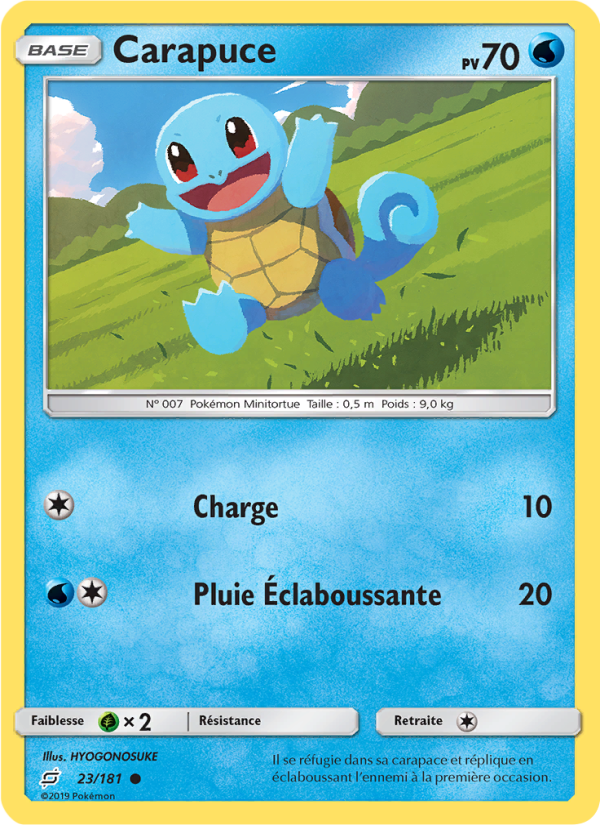 Carapuce 23 — Duo de Choc (French Pokémon TCG card)