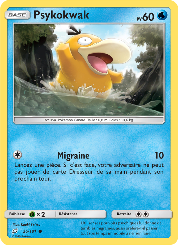 Psykokwak 26 — Duo de Choc (French Pokémon TCG card)