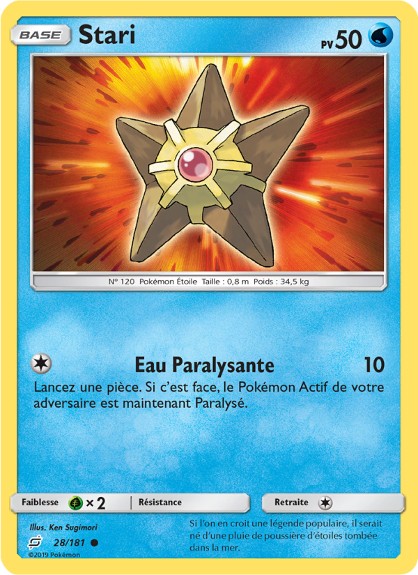 Stari 28 — Duo de Choc (French Pokémon TCG card)