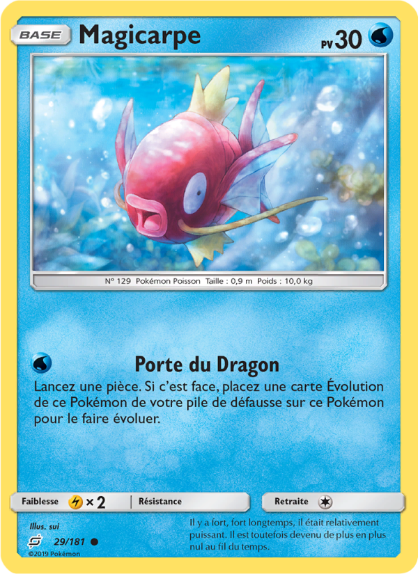 Magicarpe 29 — Duo de Choc (French Pokémon TCG card)