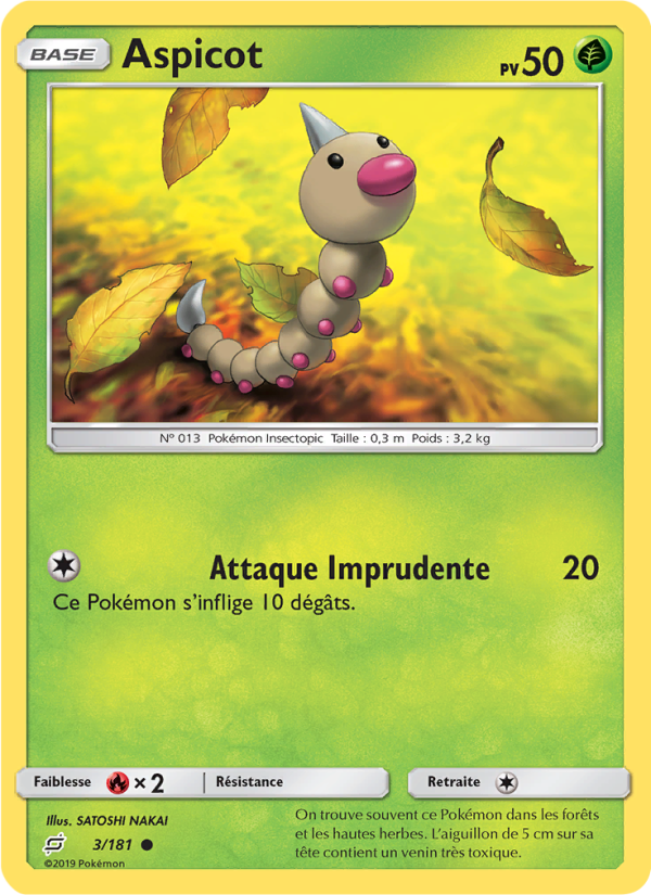 Aspicot 3 — Duo de Choc (French Pokémon TCG card)