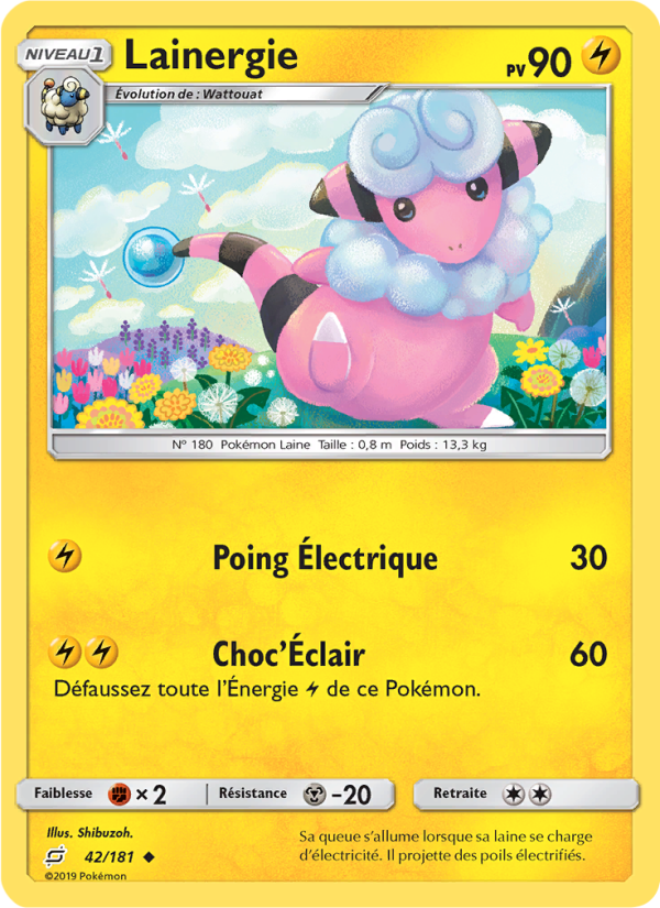 Lainergie 42 — Duo de Choc (French Pokémon TCG card)