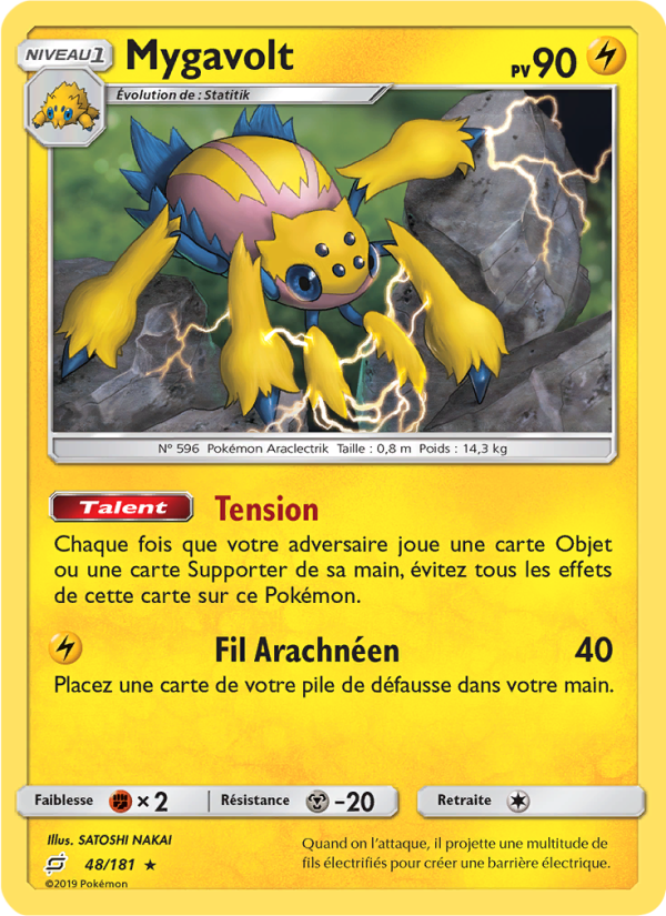 Mygavolt 48 — Duo de Choc (French Pokémon TCG card)