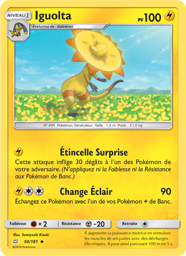 Iguolta 50 — Duo de Choc (French Pokémon TCG card)