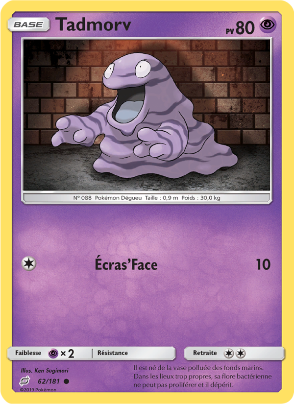Tadmorv 62 — Duo de Choc (French Pokémon TCG card)