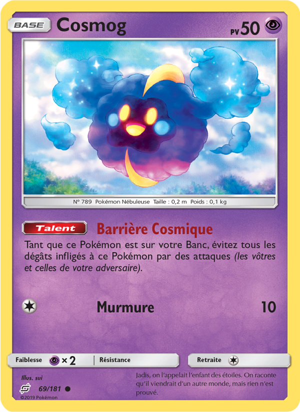 Cosmog 69 — Duo de Choc (French Pokémon TCG card)