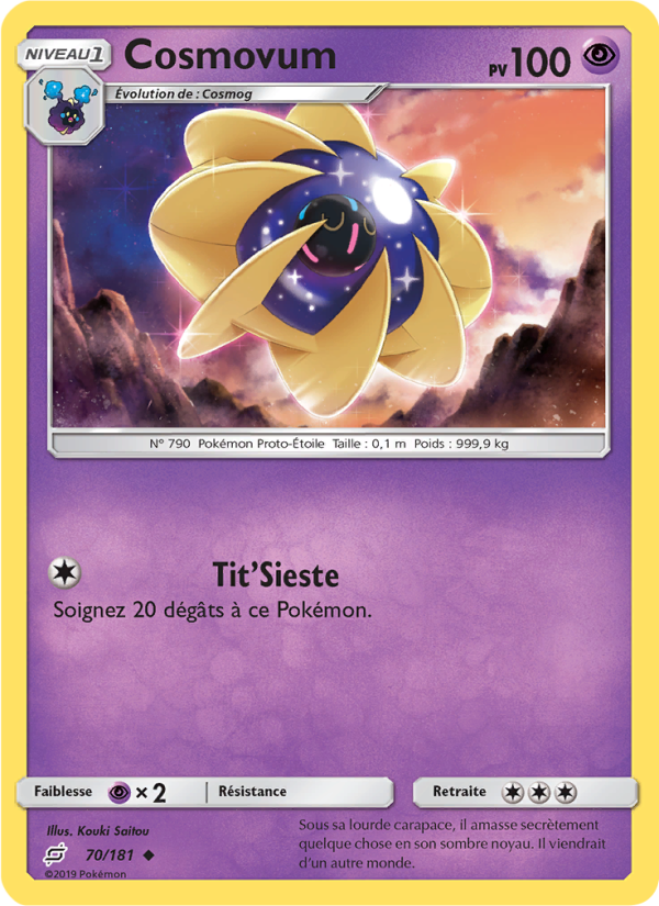Cosmovum 70 — Duo de Choc (French Pokémon TCG card)
