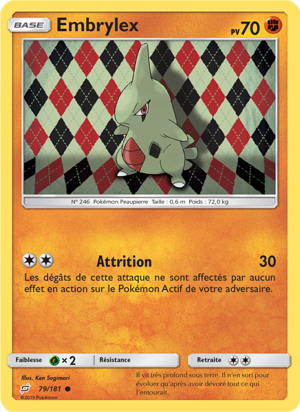 Embrylex 79 — Duo de Choc (French Pokémon TCG card)