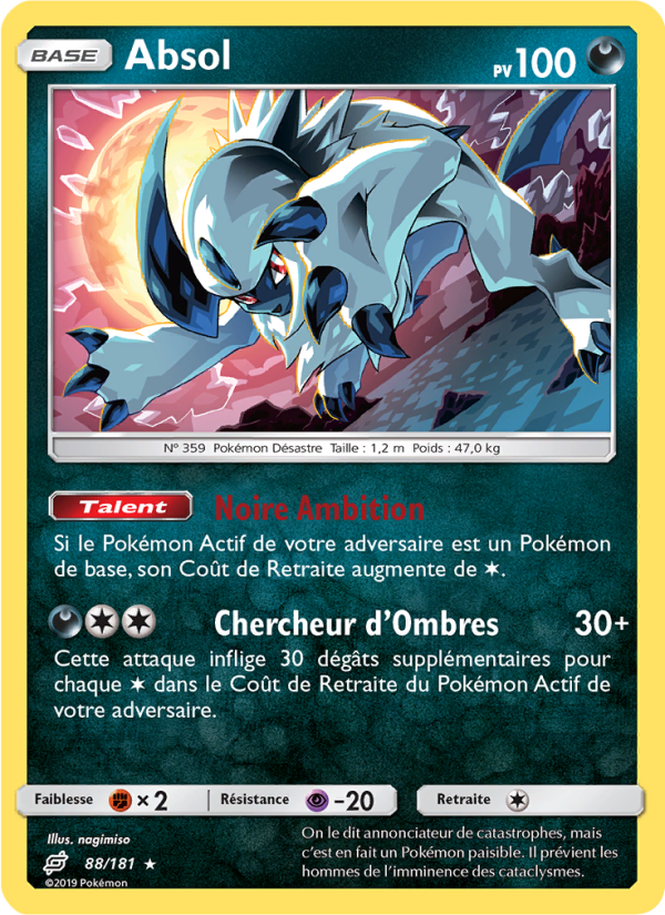Absol 88 — Duo de Choc (French Pokémon TCG card)