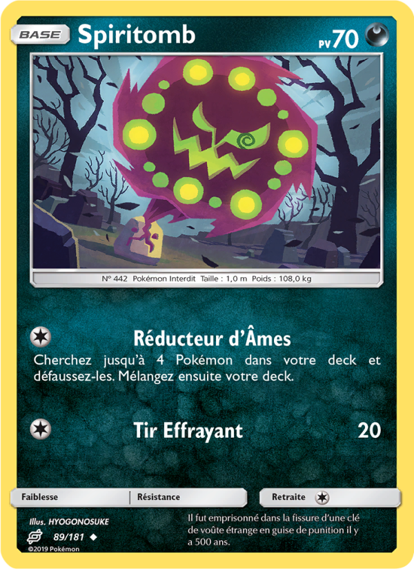 Spiritomb 89 — Duo de Choc (French Pokémon TCG card)