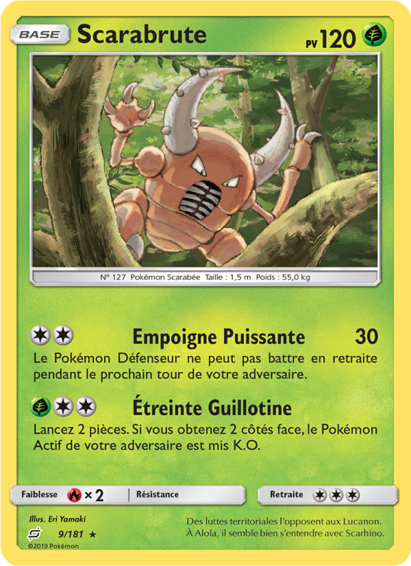Scarabrute 9 — Duo de Choc (French Pokémon TCG card)