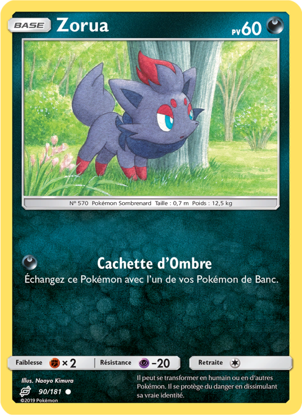 Zorua 90 — Duo de Choc (French Pokémon TCG card)