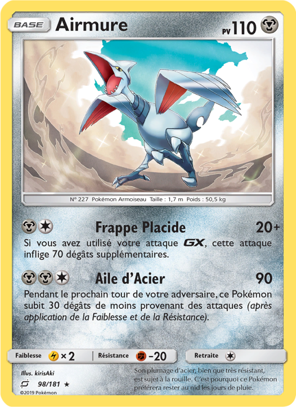 Airmure 98 — Duo de Choc (French Pokémon TCG card)