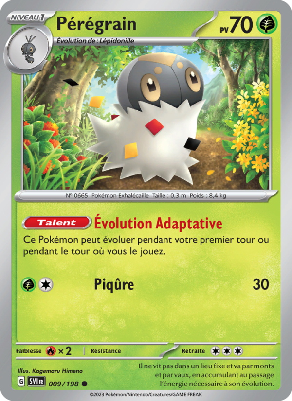 Pérégrain 009 — Écarlate et Violet (French Pokémon TCG card)