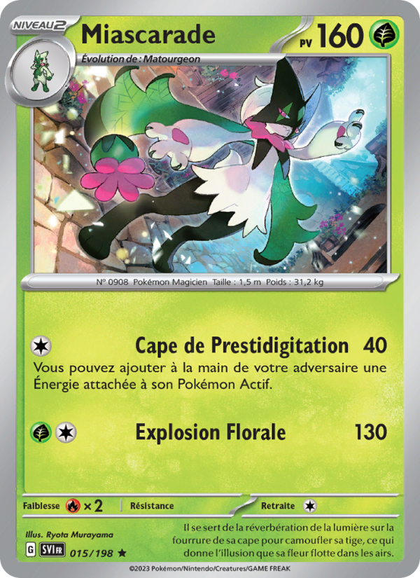 Miascarade 015 — Écarlate et Violet (French Pokémon TCG card)
