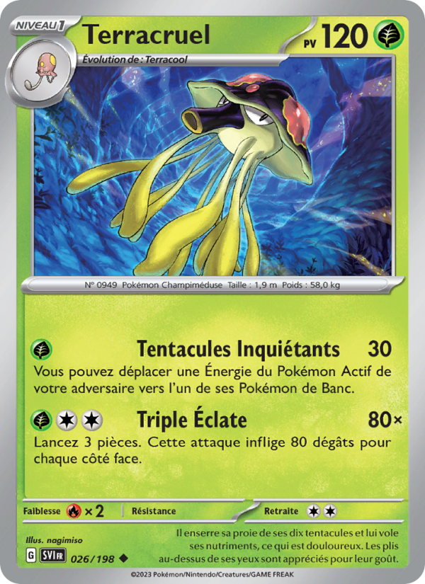 Terracruel 026 — Écarlate et Violet (French Pokémon TCG card)