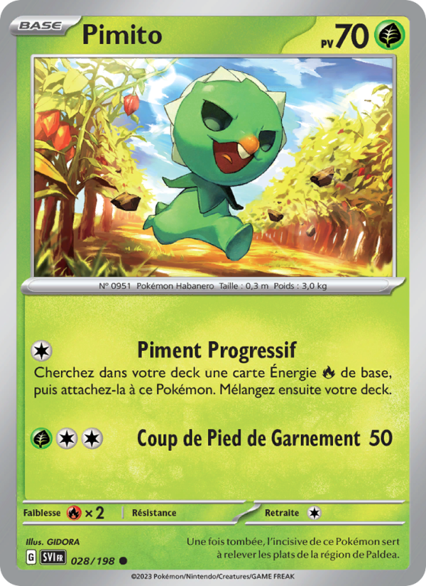Pimito 028 — Écarlate et Violet (French Pokémon TCG card)