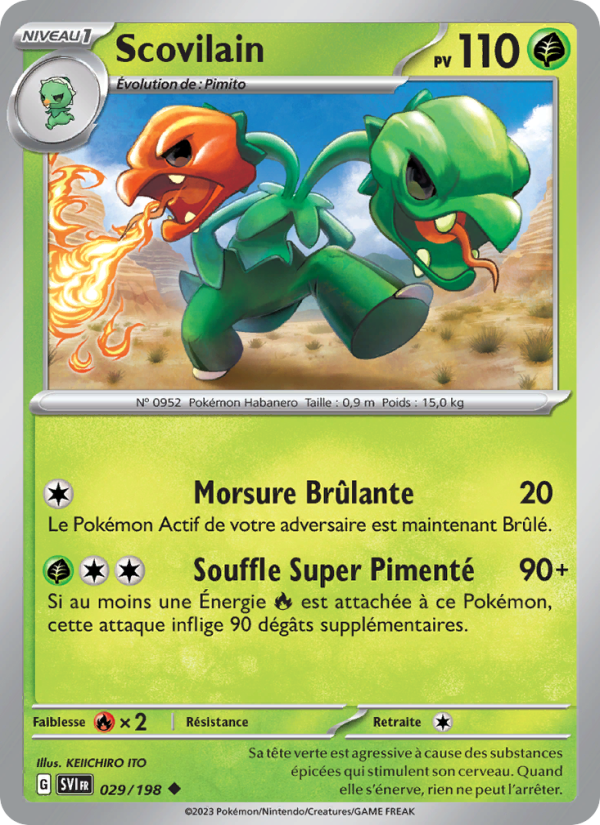 Scovilain 029 — Écarlate et Violet (French Pokémon TCG card)