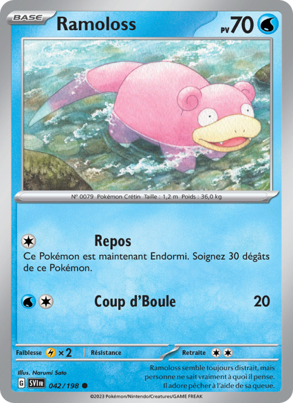 Ramoloss 042 — Écarlate et Violet (French Pokémon TCG card)