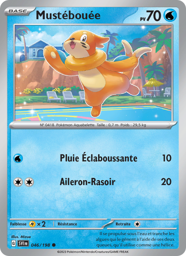 Mustébouée 046 — Écarlate et Violet (French Pokémon TCG card)
