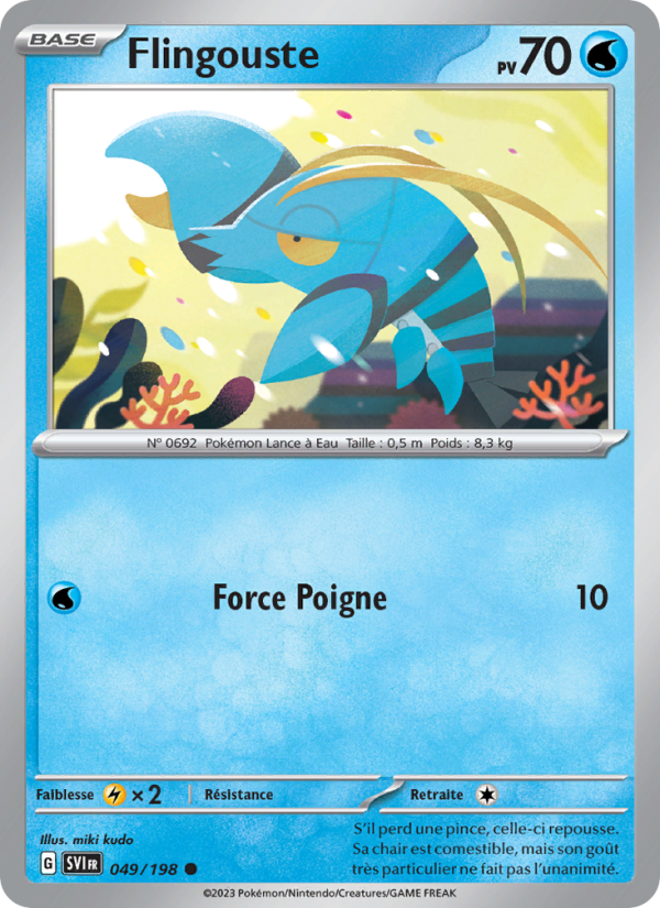 Flingouste 049 — Écarlate et Violet (French Pokémon TCG card)