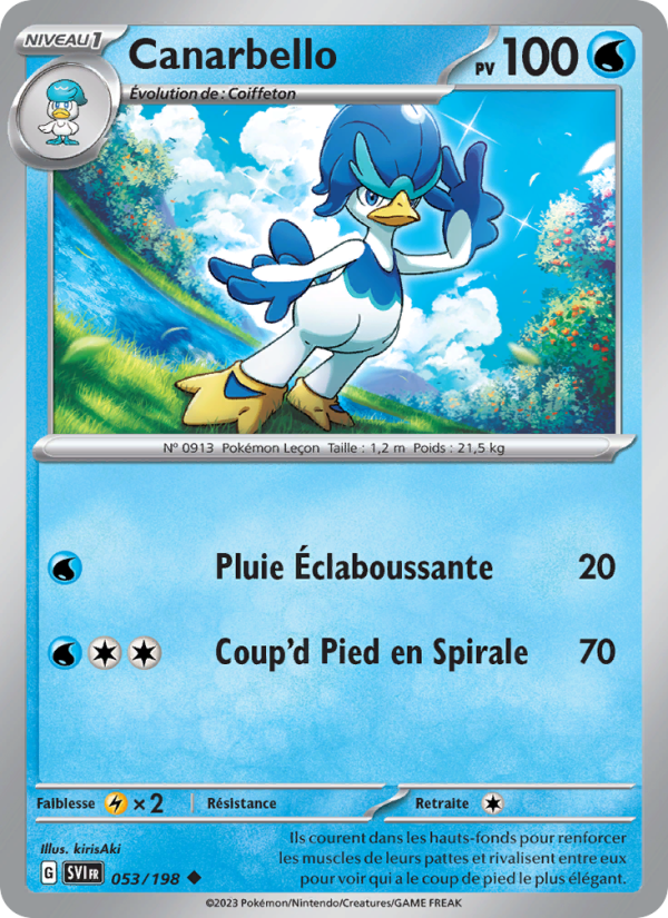 Canarbello 053 — Écarlate et Violet (French Pokémon TCG card)