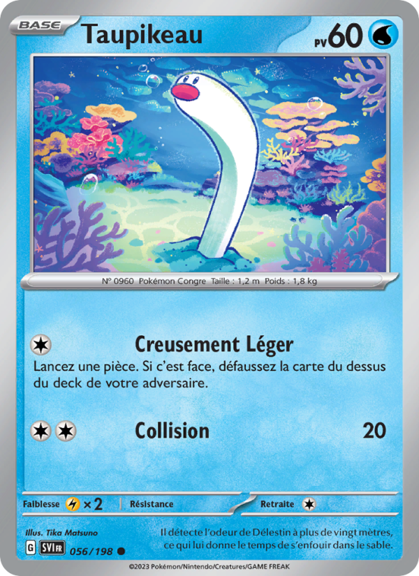 Taupikeau 056 — Écarlate et Violet (French Pokémon TCG card)