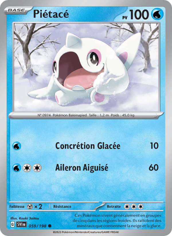 Piétacé 059 — Écarlate et Violet (French Pokémon TCG card)