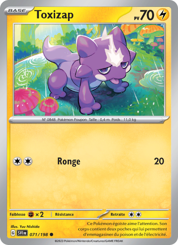 Toxizap 071 — Écarlate et Violet (French Pokémon TCG card)