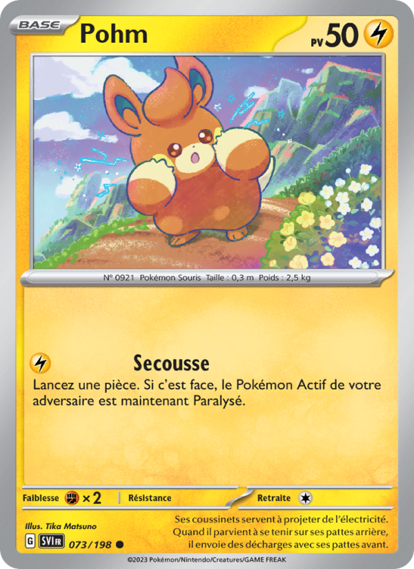 Pohm 073 — Écarlate et Violet (French Pokémon TCG card)