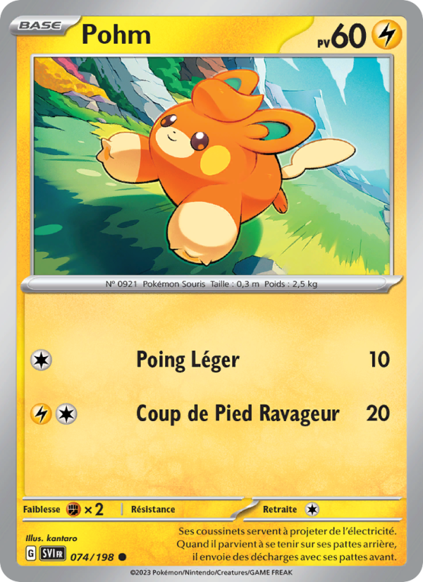 Pohm 074 — Écarlate et Violet (French Pokémon TCG card)